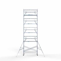 Euroscaffold Rolsteiger Professional 135x305 11,2m werkhoogte dubbele voorloopleuning