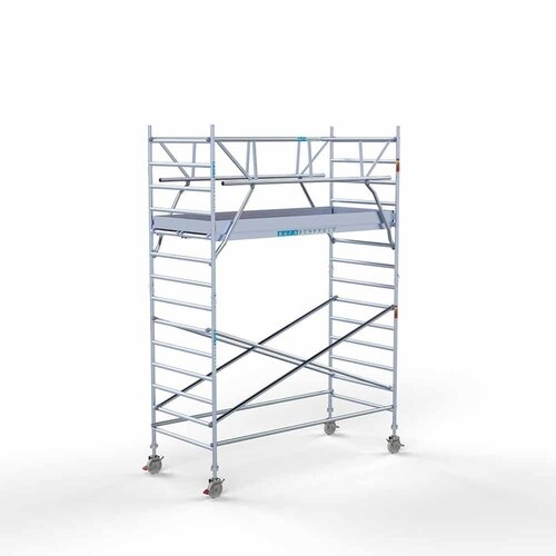 Euroscaffold Rolsteiger Professional 135 x 305 x 5,2m werkhoogte incl. dubbele voorloopleuning