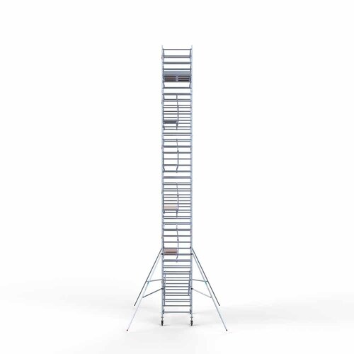 Euroscaffold Rolsteiger Professional 135 x 250 x 13,2m werkhoogte incl. dubbele voorloopleuning