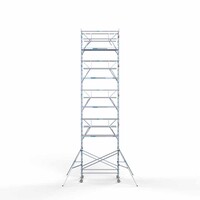Euroscaffold Rolsteiger Professional 135x250 11,2m werkhoogte dubbele voorloopleuning