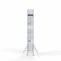 Euroscaffold Rolsteiger Professional 135x250 11,2m werkhoogte dubbele voorloopleuning