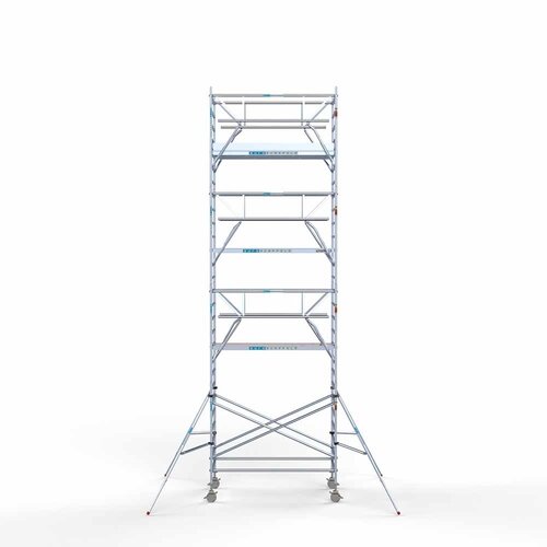 Euroscaffold Rolsteiger Professional 135 x 250 x 9,2m werkhoogte incl. dubbele voorloopleuning