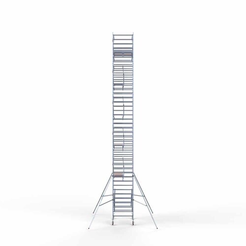 Euroscaffold Rolsteiger Professional 135 x 190 x 13,2m werkhoogte incl. dubbele voorloopleuning