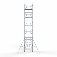 Euroscaffold Rolsteiger Professional 135x190 12,2m werkhoogte dubbele voorloopleuning