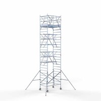 Euroscaffold Rolsteiger Professional 135 x 190 x 9,2m werkhoogte incl. dubbele voorloopleuning