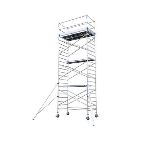 Euroscaffold Aanhanger + rolsteiger 135x190x8,2m werkhoogte