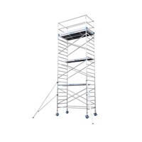 Euroscaffold Aanhanger + Rolsteiger Professional 135 x 190 x 8,2m werkhoogte incl. dubbele voorloopleuning