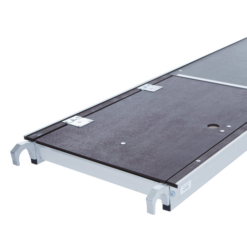 Euroscaffold Aanhanger + Rolsteiger Professional 135 x 190 x 7,2m werkhoogte + enkele voorloopleuning