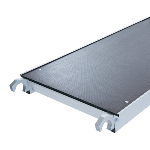 Euroscaffold Aanhanger + Rolsteiger Professional 135 x 190 x 6,2m werkhoogte + enkele voorloopleuning
