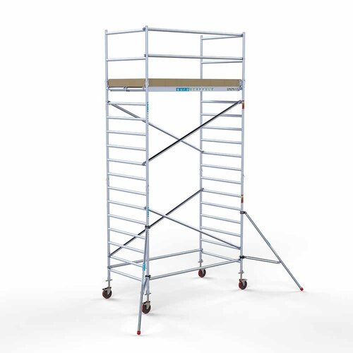 Euroscaffold Rolsteiger Basis 135 x 250 x 6,2 meter werkhoogte met lichtgewicht platform