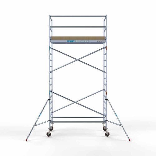 Euroscaffold Rolsteiger Basis 135 x 250 x 6,2 meter werkhoogte met lichtgewicht platform