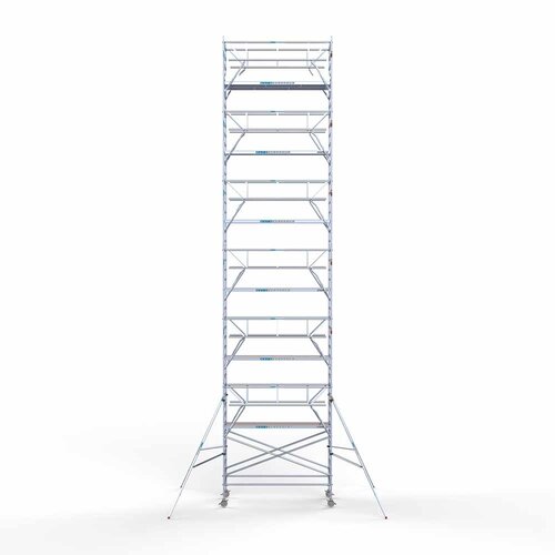 Euroscaffold Rolsteiger Professional 135 x 305 x 14,2m incl. lichtgewicht platform + dubbele voorloopleuning