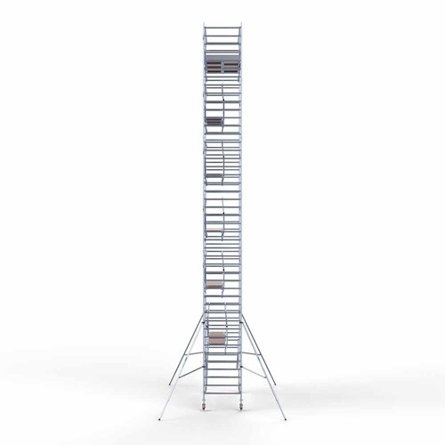 Euroscaffold Rolsteiger Professional 135 x 305 x 14,2m incl. lichtgewicht platform + dubbele voorloopleuning