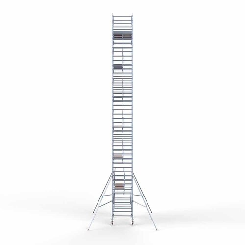 Euroscaffold Rolsteiger Professional 135 x 250 x 14,2m incl. lichtgewicht platform + dubbele voorloopleuning