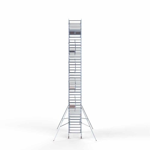 Euroscaffold Rolsteiger Professional 135 x 305 x 13,2m incl. lichtgewicht platform + dubbele voorloopleuning