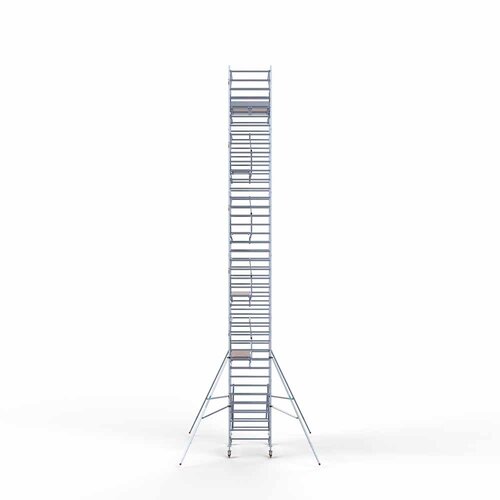 Euroscaffold Rolsteiger Professional 135 x 190 x 13,2m incl. lichtgewicht platform + dubbele voorloopleuning