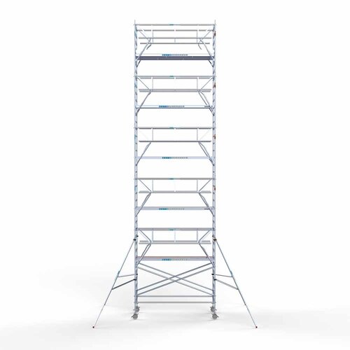 Euroscaffold Rolsteiger Professional 135 x 305 x 12,2m incl. lichtgewicht platform + dubbele voorloopleuning