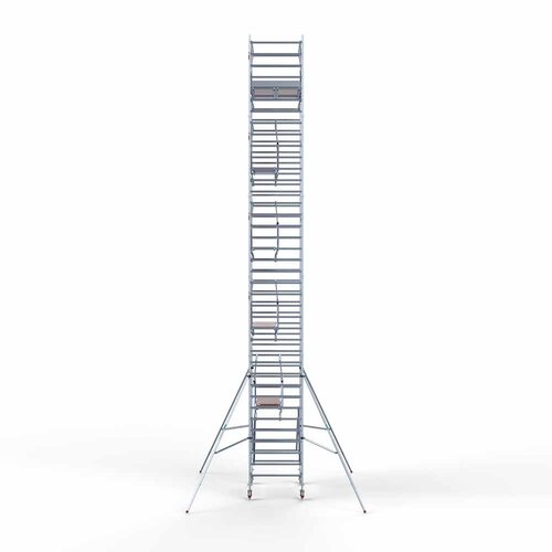 Euroscaffold Rolsteiger Professional 135 x 190 x 12,2m incl. lichtgewicht platform + dubbele voorloopleuning