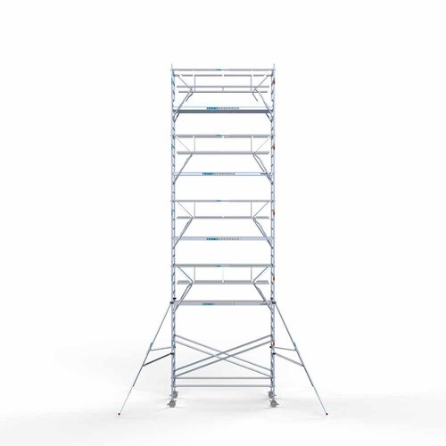 Euroscaffold Rolsteiger Professional 135 x 305 x 11,2m incl. lichtgewicht platform + dubbele voorloopleuning