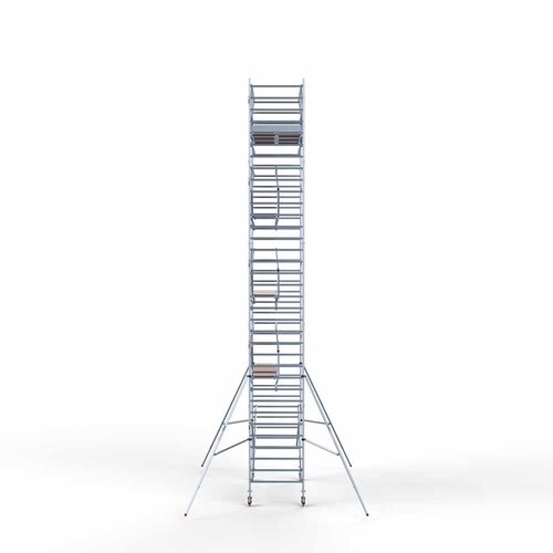 Euroscaffold Rolsteiger Professional 135 x 305 x 11,2m incl. lichtgewicht platform + dubbele voorloopleuning