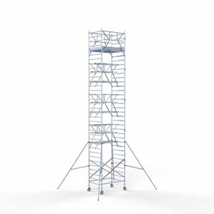 Euroscaffold Rolsteiger Professional 135 x 190 x 11,2m incl. lichtgewicht platform + dubbele voorloopleuning