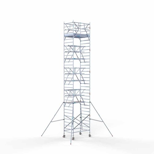 Euroscaffold Rolsteiger Professional 135 x 190 x 11,2m incl. lichtgewicht platform + dubbele voorloopleuning