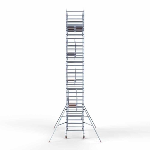 Euroscaffold Rolsteiger Professional 135 x 305 x 10,2m incl. lichtgewicht platform + dubbele voorloopleuning