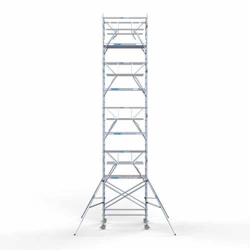 Euroscaffold Rolsteiger Professional 135 x 190 x 10,2m incl. lichtgewicht platform + dubbele voorloopleuning