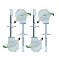 Euroscaffold Rolsteiger Professional 135 x 305 x 9,2m incl. lichtgewicht platform + dubbele voorloopleuning