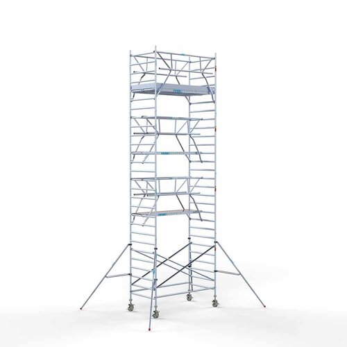Euroscaffold Rolsteiger Professional 135 x 250 x 9,2m incl. lichtgewicht platform + dubbele voorloopleuning