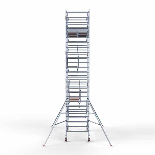 Euroscaffold Rolsteiger Professional 135 x 305 x 8,2m incl. lichtgewicht platform + dubbele voorloopleuning