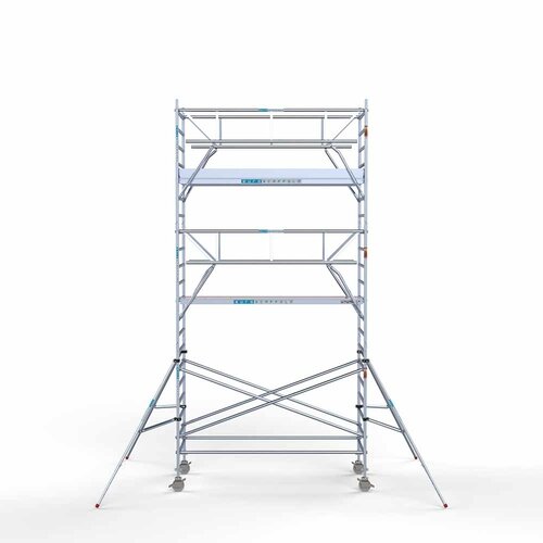 Euroscaffold Rolsteiger Professional 135 x 305 x 7,2m incl. lichtgewicht platform + dubbele voorloopleuning
