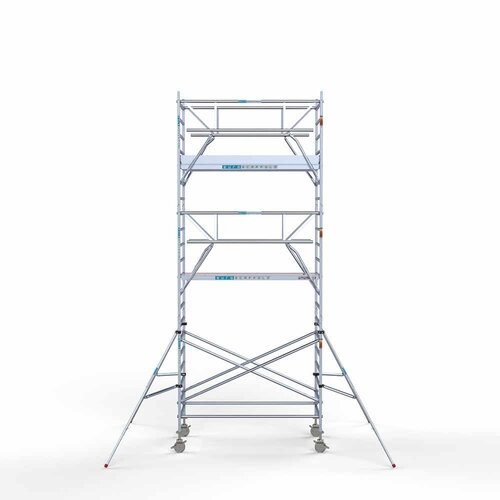 Euroscaffold Rolsteiger Professional 135 x 250 x 7,2m incl. lichtgewicht platform + dubbele voorloopleuning