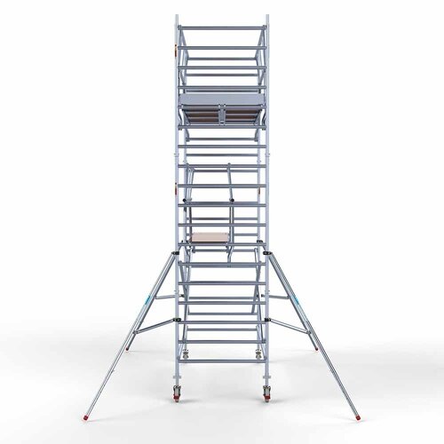 Euroscaffold Rolsteiger Professional 135 x 305 x 6,2m incl. lichtgewicht platform + dubbele voorloopleuning