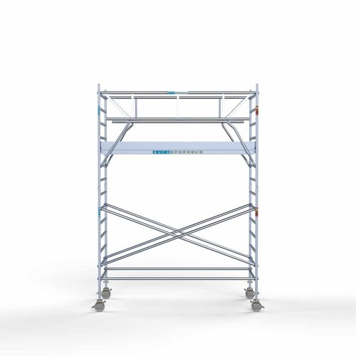 Euroscaffold Rolsteiger Professional 135 x 305 x 5,2m incl. lichtgewicht platform + dubbele voorloopleuning
