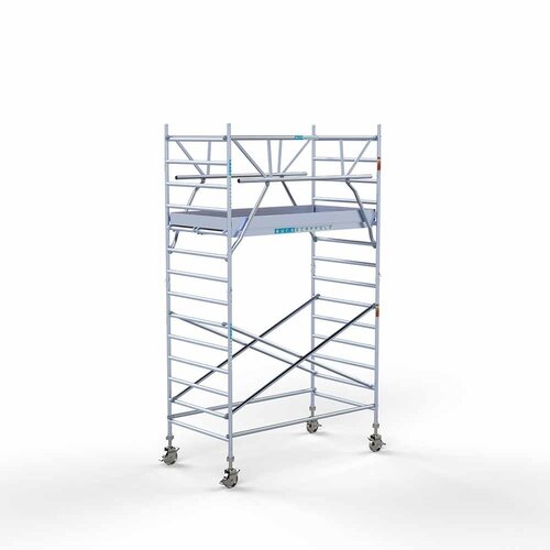 Euroscaffold Rolsteiger Professional 135 x 250 x 5,2m incl. lichtgewicht platform + dubbele voorloopleuning