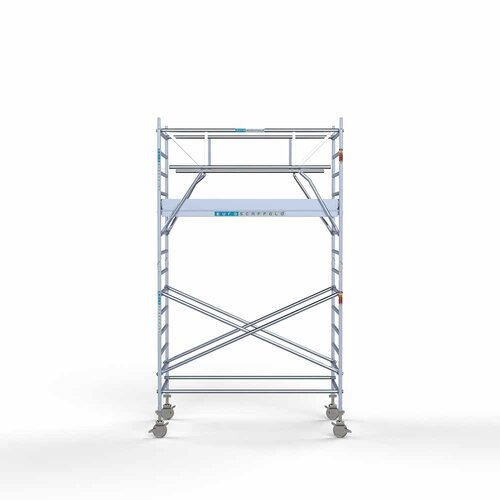 Euroscaffold Rolsteiger Professional 135 x 250 x 5,2m incl. lichtgewicht platform + dubbele voorloopleuning