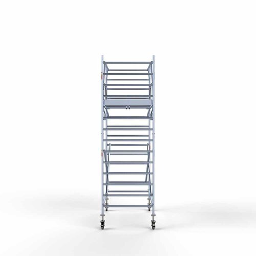 Euroscaffold Rolsteiger Professional 135 x 250 x 5,2m incl. lichtgewicht platform + dubbele voorloopleuning