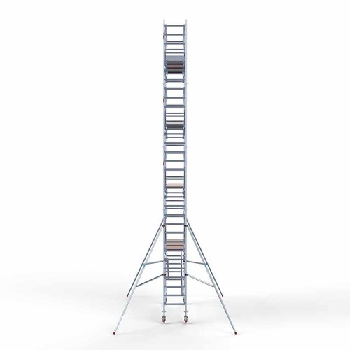 Euroscaffold Rolsteiger Professional 75 x 305 x 10,2m incl. lichtgewicht platform + dubbele voorloopleuning