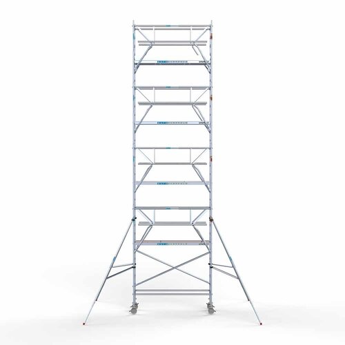 Euroscaffold Rolsteiger Professional 75 x 250 x 10,2m incl. lichtgewicht platform + dubbele voorloopleuning