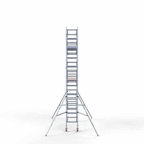 Euroscaffold Rolsteiger Professional 75 x 305 x 7,2m incl. lichtgewicht platform + dubbele voorloopleuning