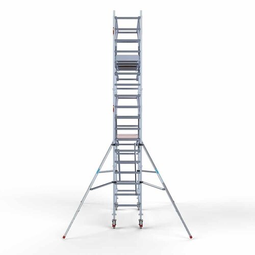 Euroscaffold Rolsteiger Professional 75 x 250 x 6,2m incl. lichtgewicht platform + dubbele voorloopleuning