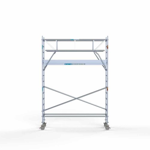 Euroscaffold Rolsteiger Professional 75 x 305 x 5,2m incl. lichtgewicht platform + dubbele voorloopleuning