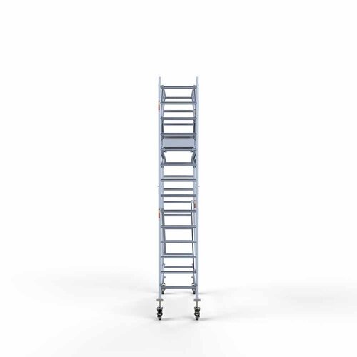 Euroscaffold Rolsteiger Professional 75 x 250 x 5,2m incl. lichtgewicht platform + dubbele voorloopleuning