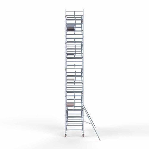 Euroscaffold Rolsteiger Professional 135 x 250 x 10,2m werkhoogte incl. lichtgewicht platform + enkele voorloopleuning