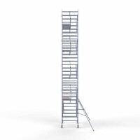 Euroscaffold Rolsteiger Professional 135 x 190 x 10,2m werkhoogte incl. lichtgewicht platform + enkele voorloopleuning