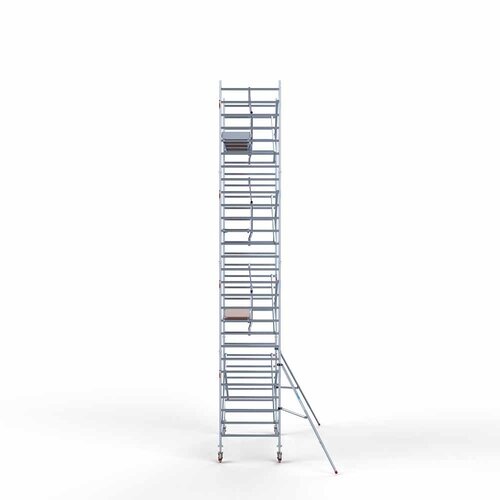 Euroscaffold Rolsteiger Professional 135 x 305 x 9,2m werkhoogte incl. lichtgewicht platform + enkele voorloopleuning