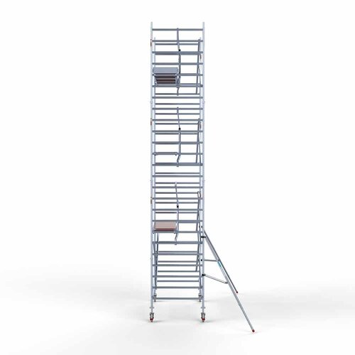 Euroscaffold Rolsteiger Professional 135 x 250 x 8,2m werkhoogte incl. lichtgewicht platform + enkele voorloopleuning