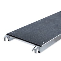Euroscaffold Rolsteiger Professional 135 x 190 x 7,2m werkhoogte incl. lichtgewicht platform + enkele voorloopleuning