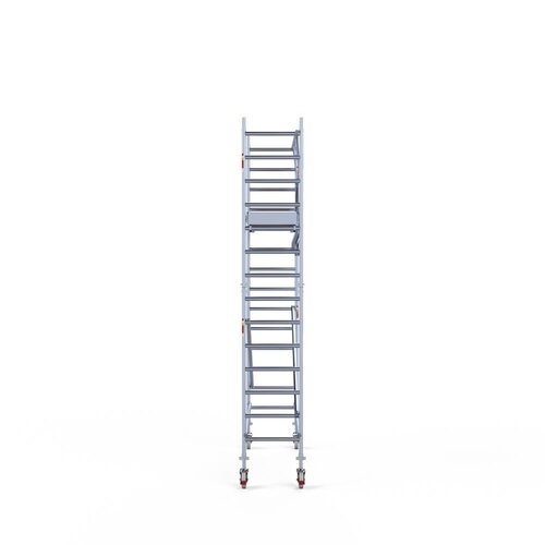 Euroscaffold Rolsteiger Professional 75 x 250 x 5,2m incl. lichtgewicht platform + enkele voorloopleuning